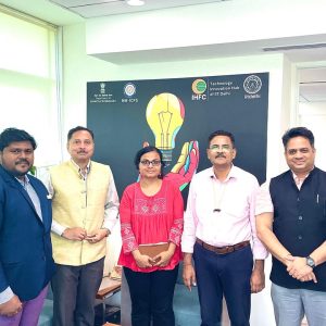 3D GRAPHY LLP signing an NDA with IHFC – IIT Delhi